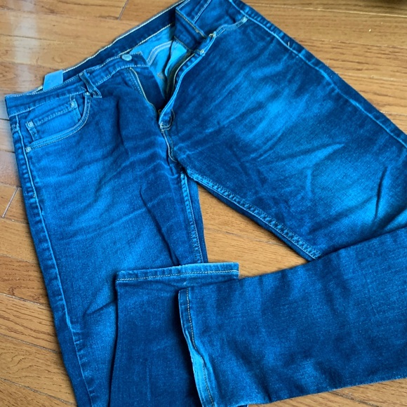 Levi's 511 Dark Blue Denim Jeans - Picture 3 of 5